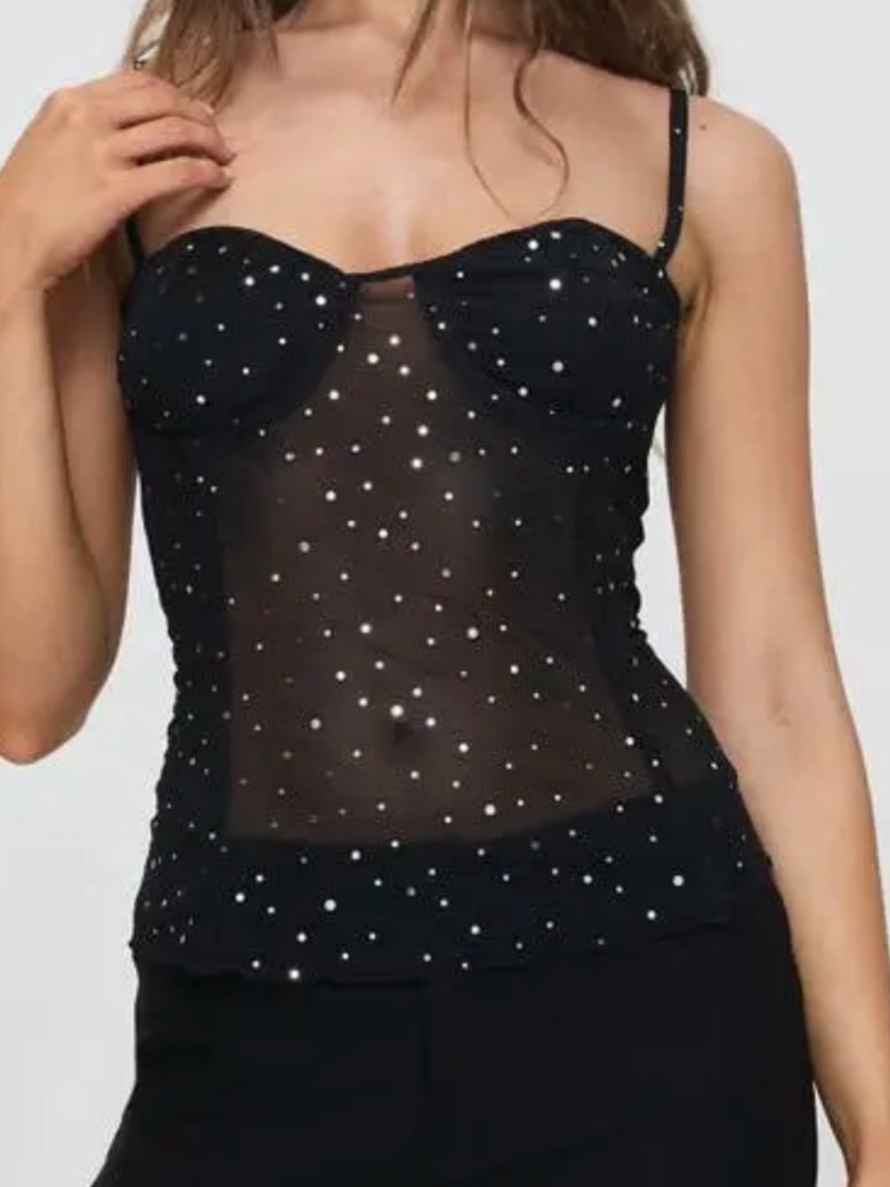 NWT Princess Polly Mesh Corset Top